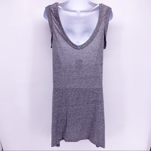 NEW Alternative Apparel Gray Casual Summer Dress Size Large - Picture 6 of 10